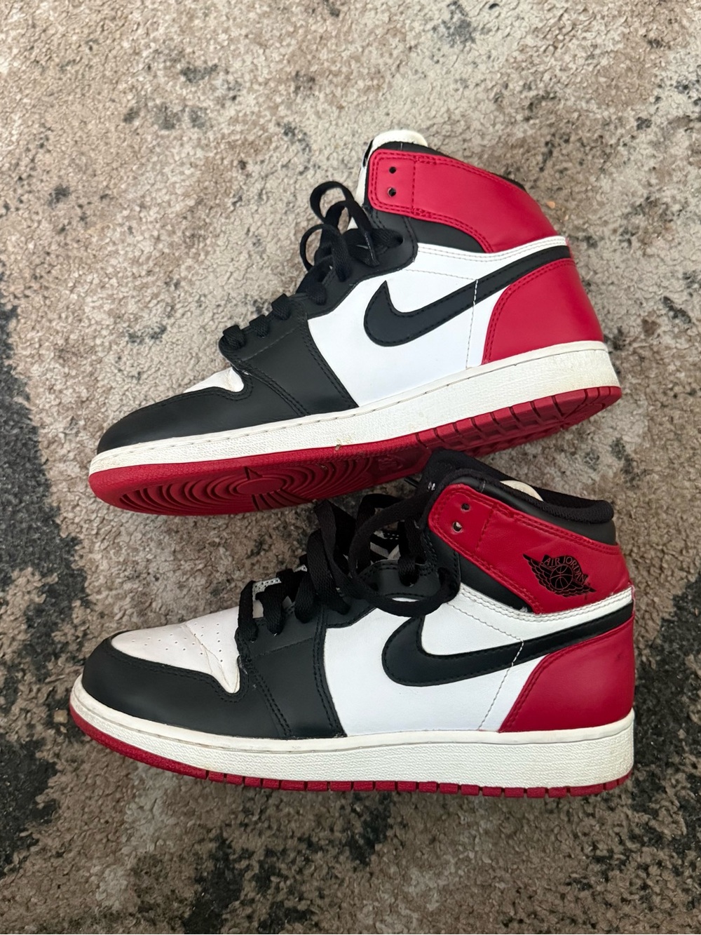 Nike Black White Red Jordan 1